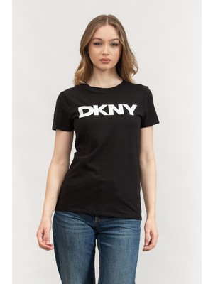 Dkny Kadın Bisiklet Yaka T-Shirt Çok Renkli