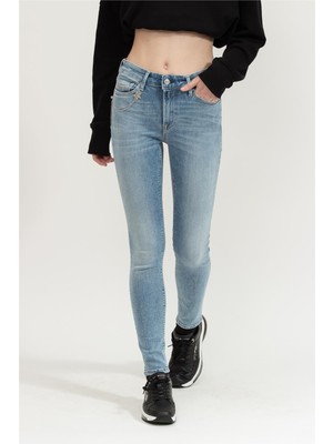 Replay Luzien Skinny High Waist Kadın Jean Pantolon Mavi