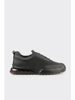 Elle Black Leather Men's Sneakers