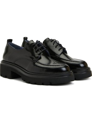 Divarese Dıvarese Black Women's Leather Shoes
