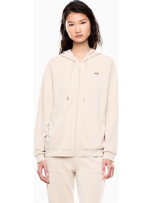 Ea7 Kadın Kapüşonlu Sweatshirt Çok Renkli