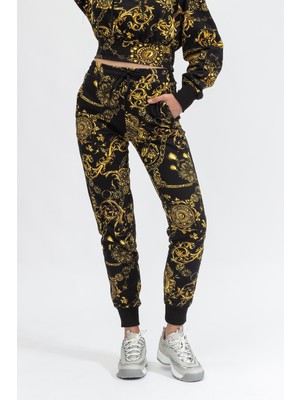 Versace Jeans Couture Kadın Eşofman Altı Siyah