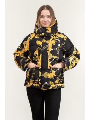 Versace Jeans Couture Kadın Mont Siyah