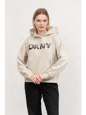 Dkny Kadın Kapüşonlu Sweatshirt Çok Renkli
