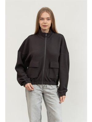 Ea7 Kadın Fermuarlı Sweatshirt Çok Renkli