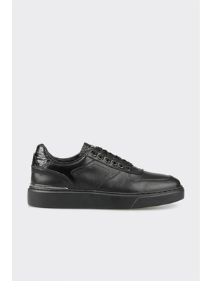 Elle Black Leather Men's Sneakers