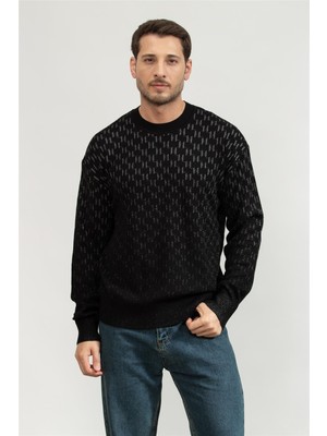 Karl Lagerfeld Erkek Triko Siyah