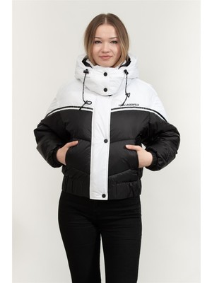 Karl Lagerfeld Kadın Şişme Mont Siyah
