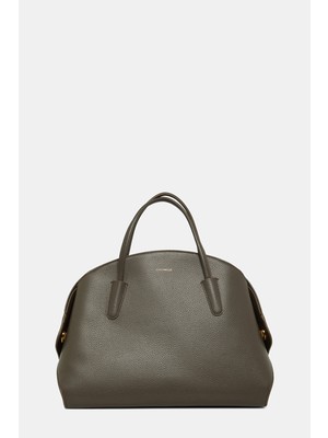 Coccınelle Khaki Leather Bag