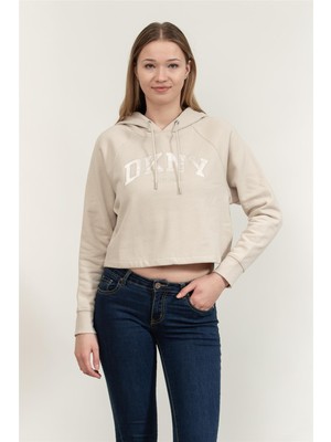 Dkny Kadın Kapüşonlu Sweatshirt Çok Renkli