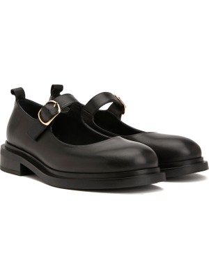 Divarese Dıvarese Black Women's Leather Shoes
