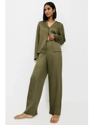 Trıumph Triumph Silky Sensuality Trousers Pijama Altı Zeytin Yeşili