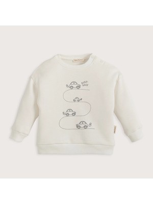 Chakra Little Driver Sweatshirt Ekru