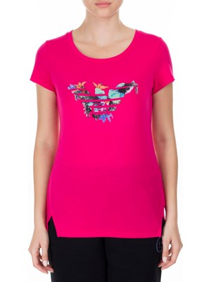 Ea7 Kadın T-Shirt Pembe