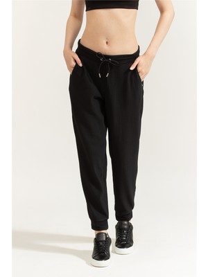 Dkny High Rise Jogger Kadın Eşofman Altı Siyah