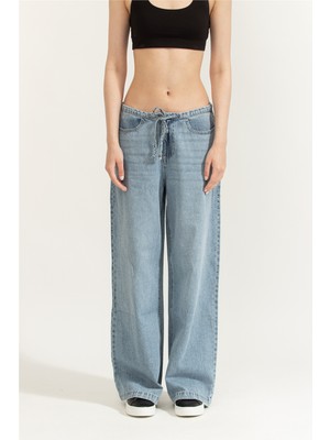 Dkny Mid Rise Flowy Relax Kadın Jean Pantolon Çok Renkli