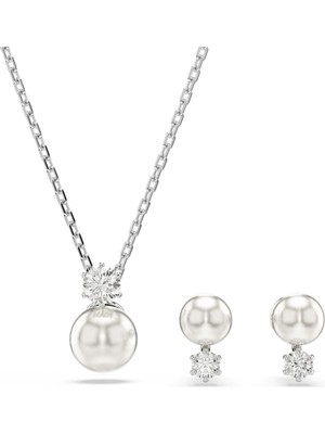 Swarovski SWR5689624 Inci Kadın Kolye ve Küpe Seti