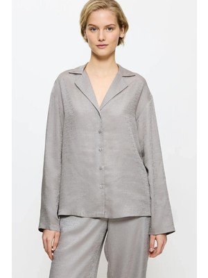 Trıumph Triumph Silky Sensuality Top Lsl Pijama Üstü Gri