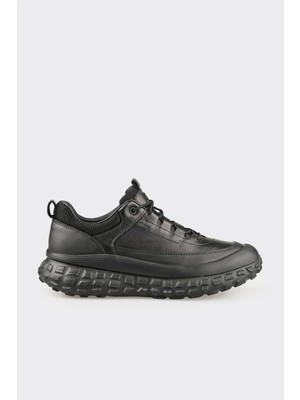 Elle Black Leather Men's Sneakers