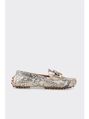 Elle Ecru Leather Women's Casual Shoes