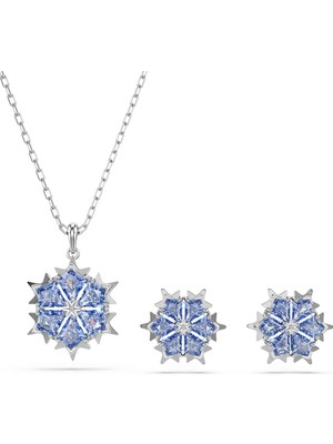 Swarovski SWR5734243 Kar Tanesi Kadın Kolye ve Küpe Seti
