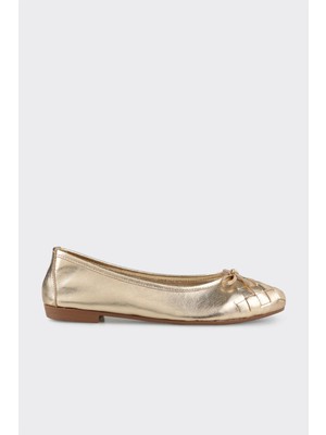 Elle Gold Leather Women's Casual Shoes