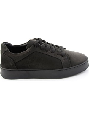 Bambi Siyah Nubuk Hakiki Deri Erkek Casual Ayakkabı E01082140001