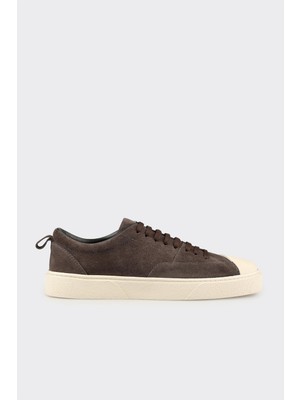 Elle Anthracite Leather Men's Casual Shoes
