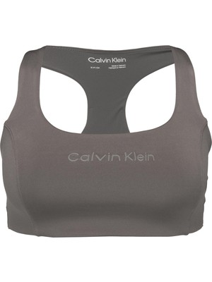 Calvin Klein Kadın / Kız Gri Calvin Klein Wo - Sports Bra Medı, Pts Gri Kadın Sporcu Sütyeni
