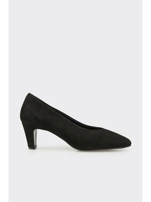 Elle Black Leather Women's Casual Shoes