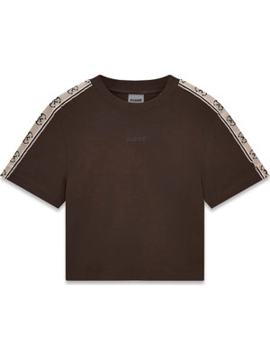 Guess Britney Kadın Aktif Boxy Fit T-Shirt