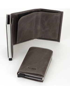 Fossil %100 Hakiki Deri El Portföyü Kartlık