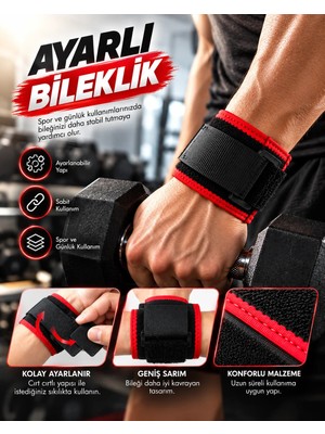 Dorasan Bileği Kavrayan Ayarlı Bileklik Geniş Bantlı Cırt Cırtlı Rahat Kullanım