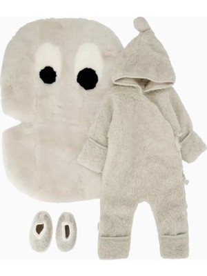 Bınıbamba Peekaboo 3'lü %100 Koyun Derisi Bebek Seti