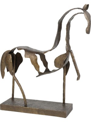 Vitale Lyon Eskitme At Dekor 33X8X36CM