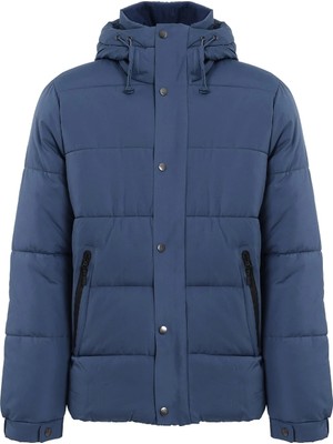 Reebok Kısa Kaban Erkek Mavi Halıfrıd Jacket