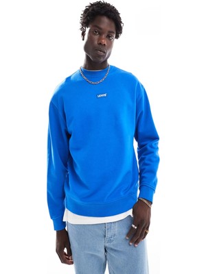 Levi's Erkek Relaxed Bisiklet Yaka Mavi SWEATSHIRT-A4230-0021