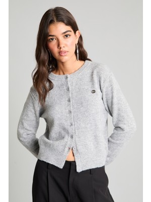 Defacto  Kadın Hırka E8236AX/GR308 D.grey