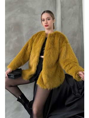 Very Moda Suni Kürk Ceket | F1608