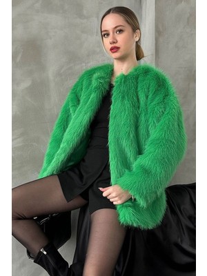 Very Moda Suni Kürk Ceket | F1608