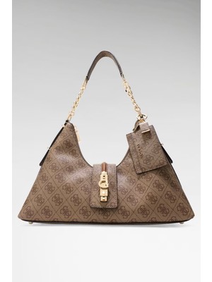 Guess Yvonne Logo Hobo Çanta HWSG2378010
