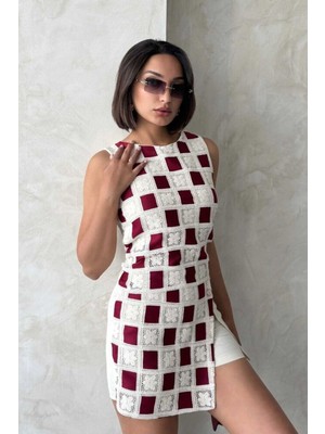 Very Moda Dama Desen Tığ Işi Toptan Bluz