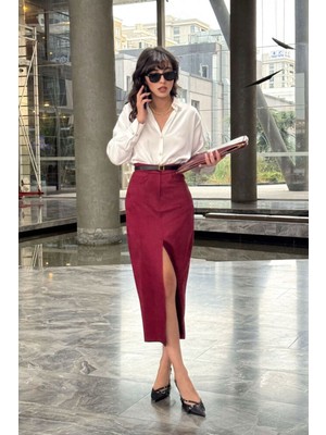 Very Moda Süet Etek | F1761