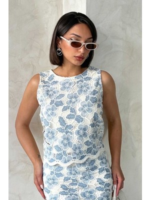 Very Moda Dantel Kolsuz Bluz | D2766