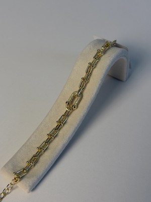 CM Jewelry Cmjewelry Zirkon Taşlı Marka Model Bileklik