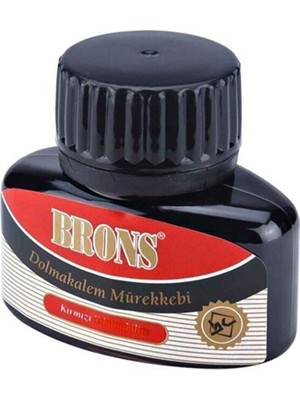 Brons Yazı Mürekkebi Kırmızı 35 cc BR-313