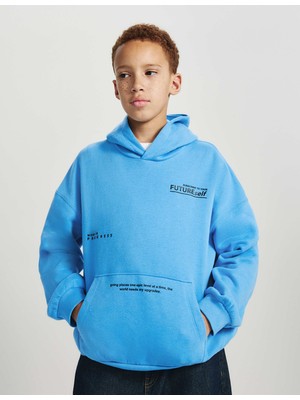 Marks & Spencer Grafik Baskılı Kapüşonlu Sweatshirt