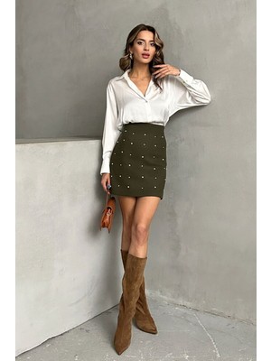 Very Moda Noktalı Etek | F1627