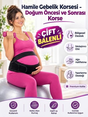 Ankaflex Hamile Korsesi Balenli Bel Pelvis Destek Kemeri Doğum Öncesi Gebelik Desteği Doğum Sonrası Karın Toparlayıcı Korse