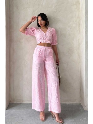 Very Moda Nakışlı Pantolon | D2876